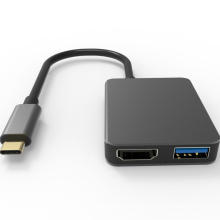 USB C Docking Station 3-in-1 Type C Adapter Hub to HDMI with USB 3.0 ports Power Charging